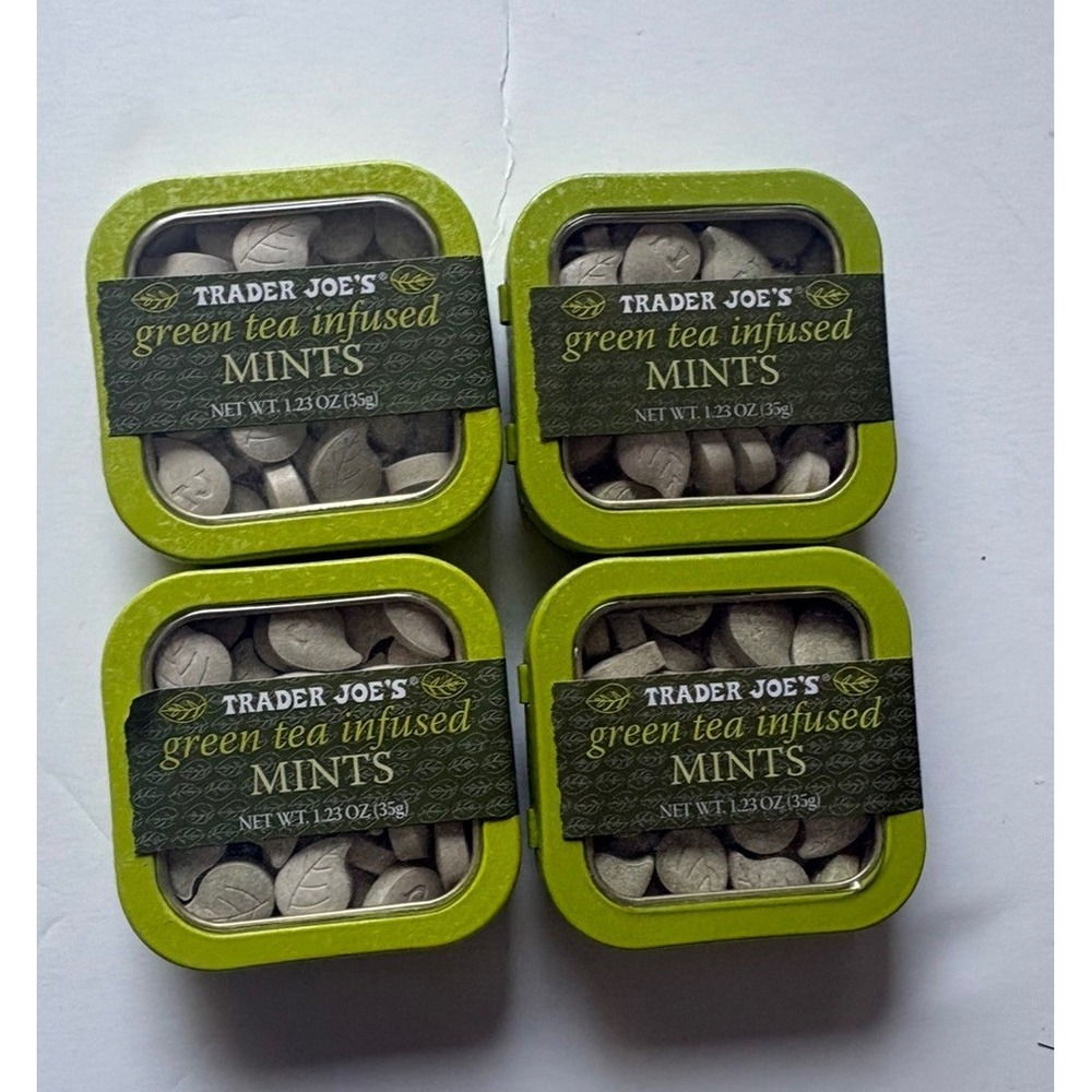 4-Pack Trader Joe's Green Tea Infused Mints